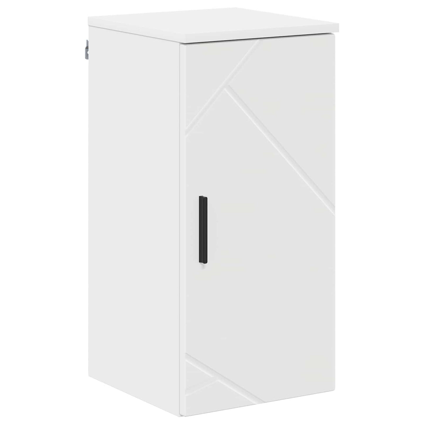 Set di mobili per il bagno con cassetto con porta 5 pcs Bianco | homemem39