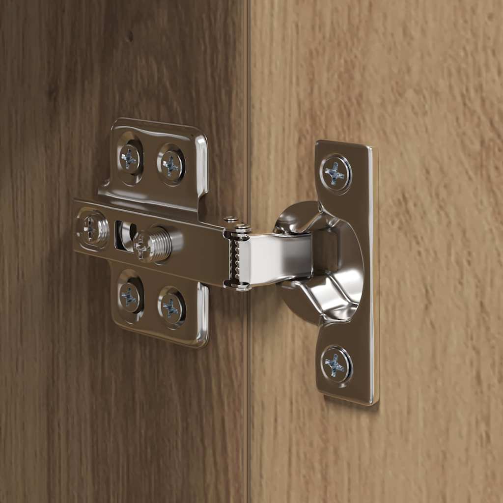 Set mobile TV 7 pz Rovere artigianale Legno ingegnerizzato | homemem39