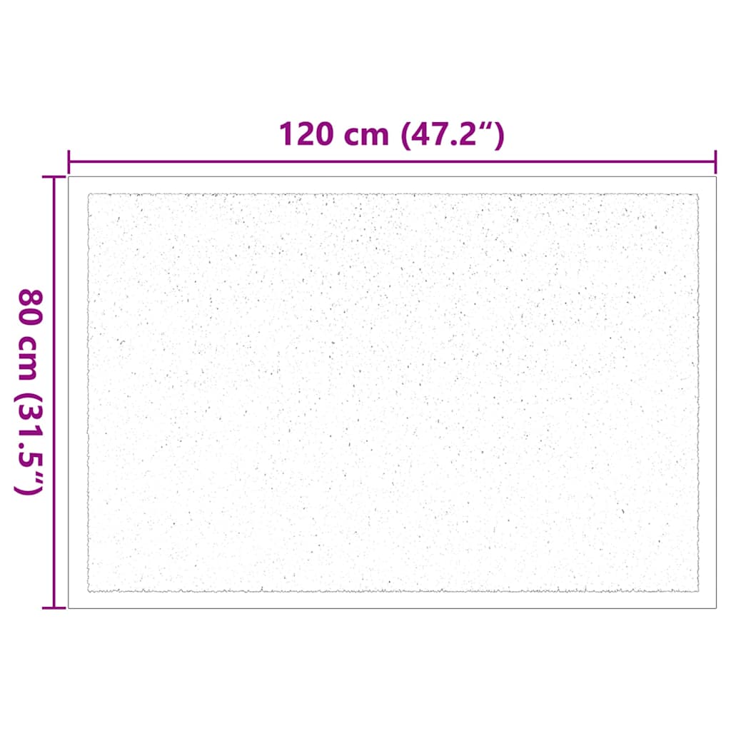 Tappetino Grigio chiaro 60 x 40 x 1.2 cm Tessuto Teddy | homemem39