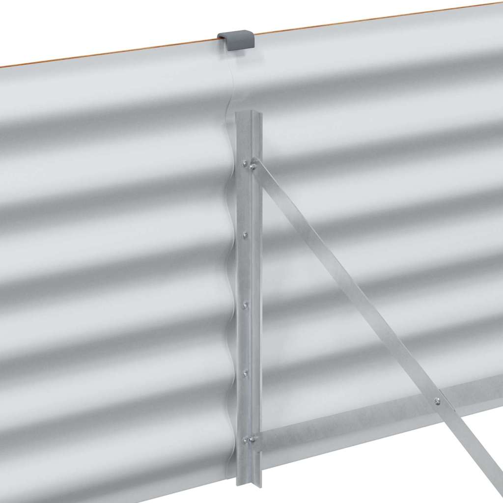 Letto rialzato da giardino 970 x 50 x 36 cm Acciaio zincato