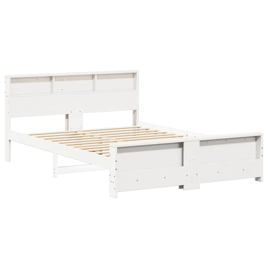 Struttura del letto Bianco 160 x 200 cm Legno di pino massello