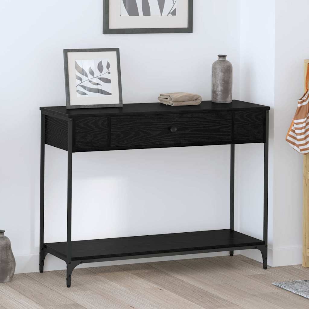 Tavolo consolle Other Rovere nero 100 x 34.5 x 75 cm