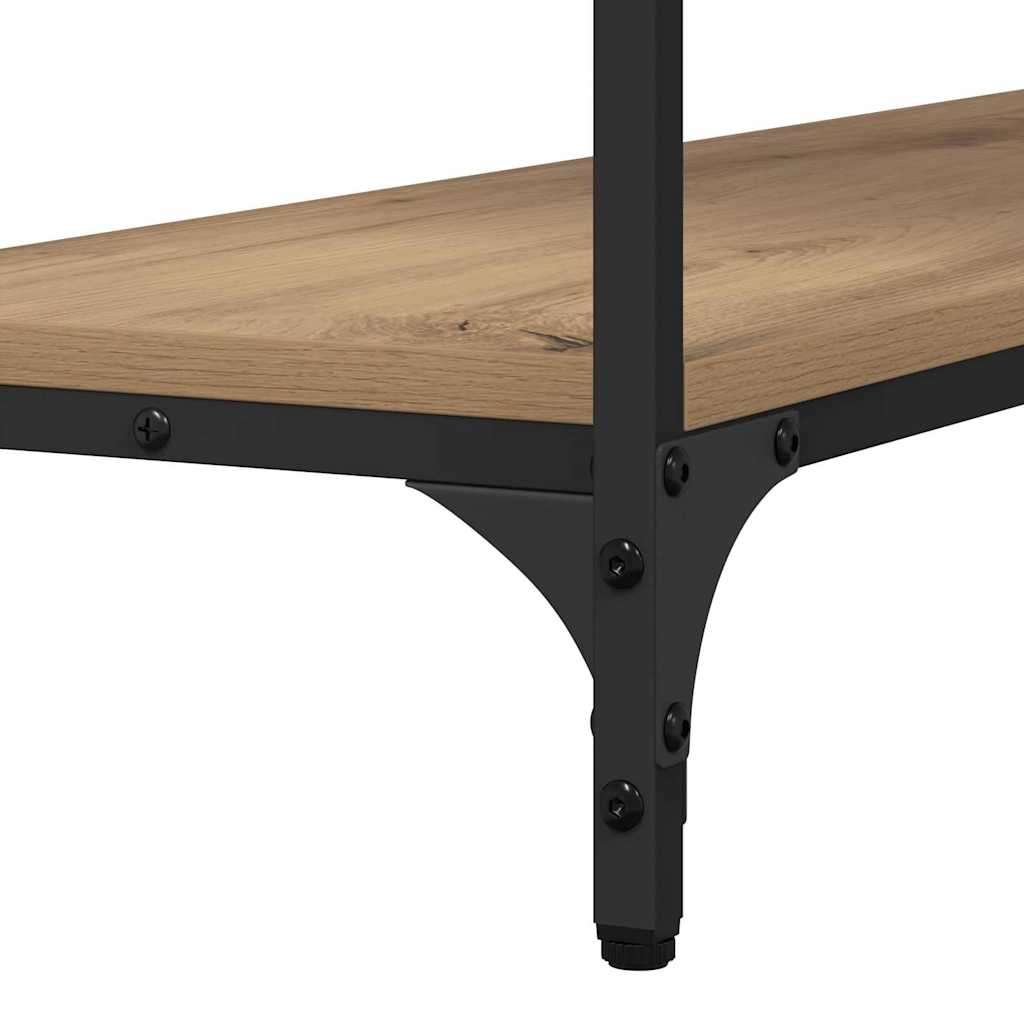 Tavolo consolle rovere artigianale 100 x 29 x 75 cm