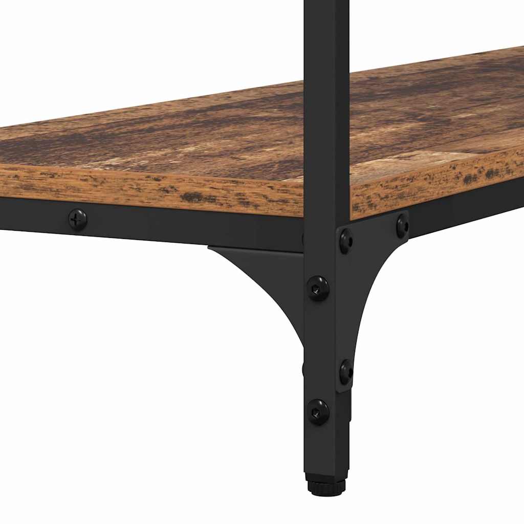 Tavolo consolle con lo scaffale Legno vecchio 100 x 30 x 75 cm