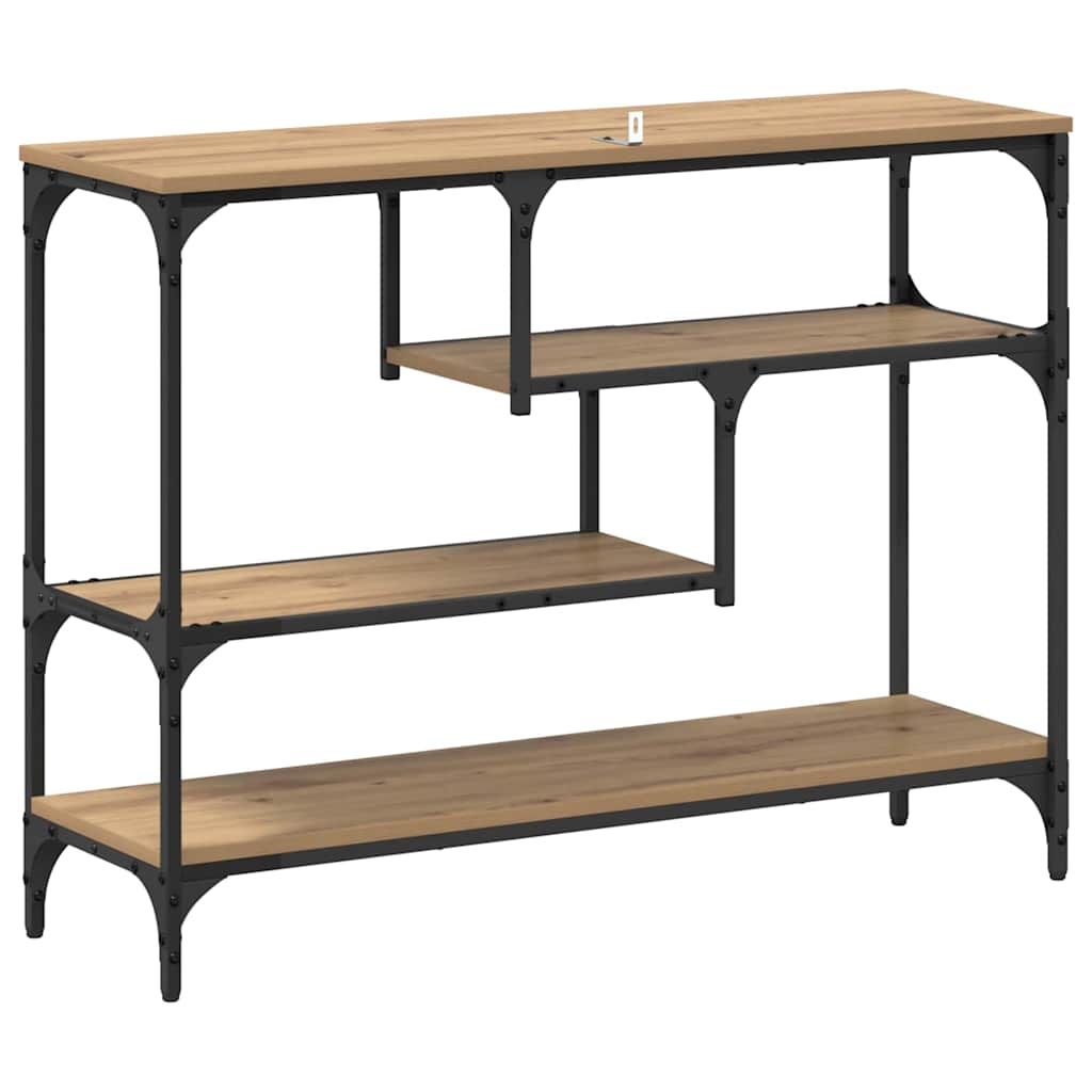 Tavolo consolle rovere artigianale 100 x 30 x 75 cm