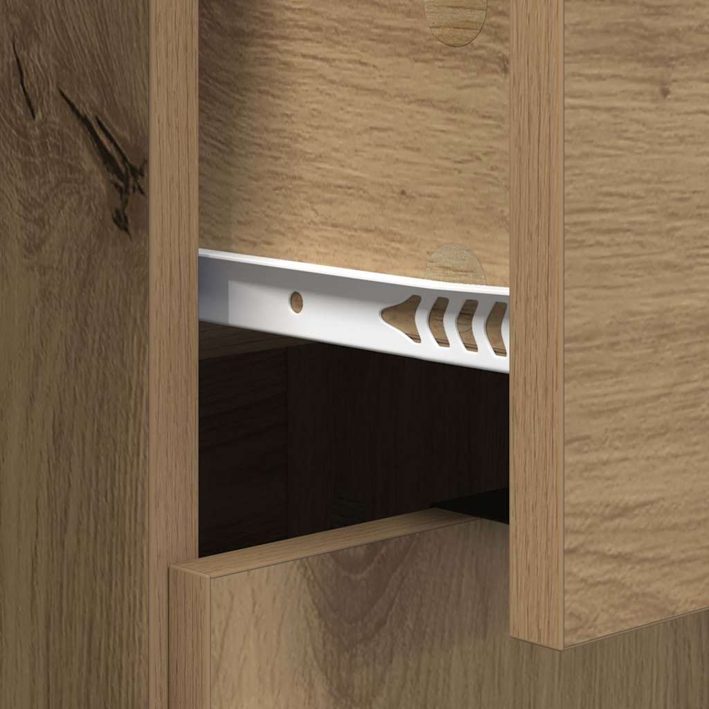 Credenza Rovere artigianale 60 x 30 x 70 cm Legno multistrato