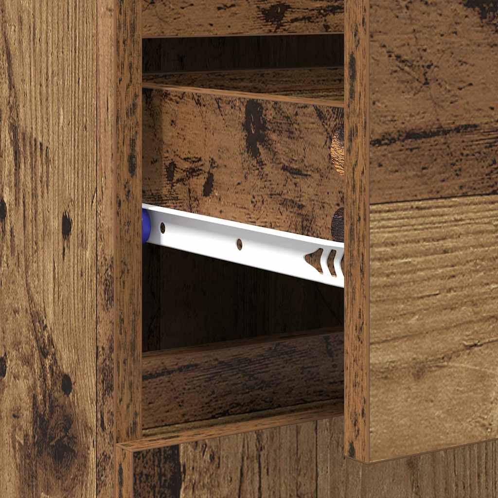 Credenza con cassetto Legno vecchio 60 x 35 x 70 cm