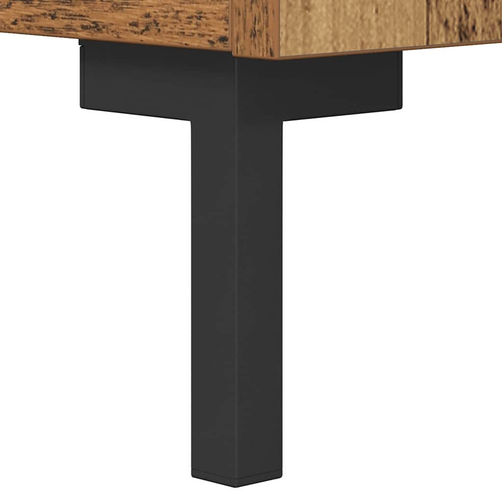 Credenza con cassetto Legno vecchio 69,5 x 34 x 90 cm