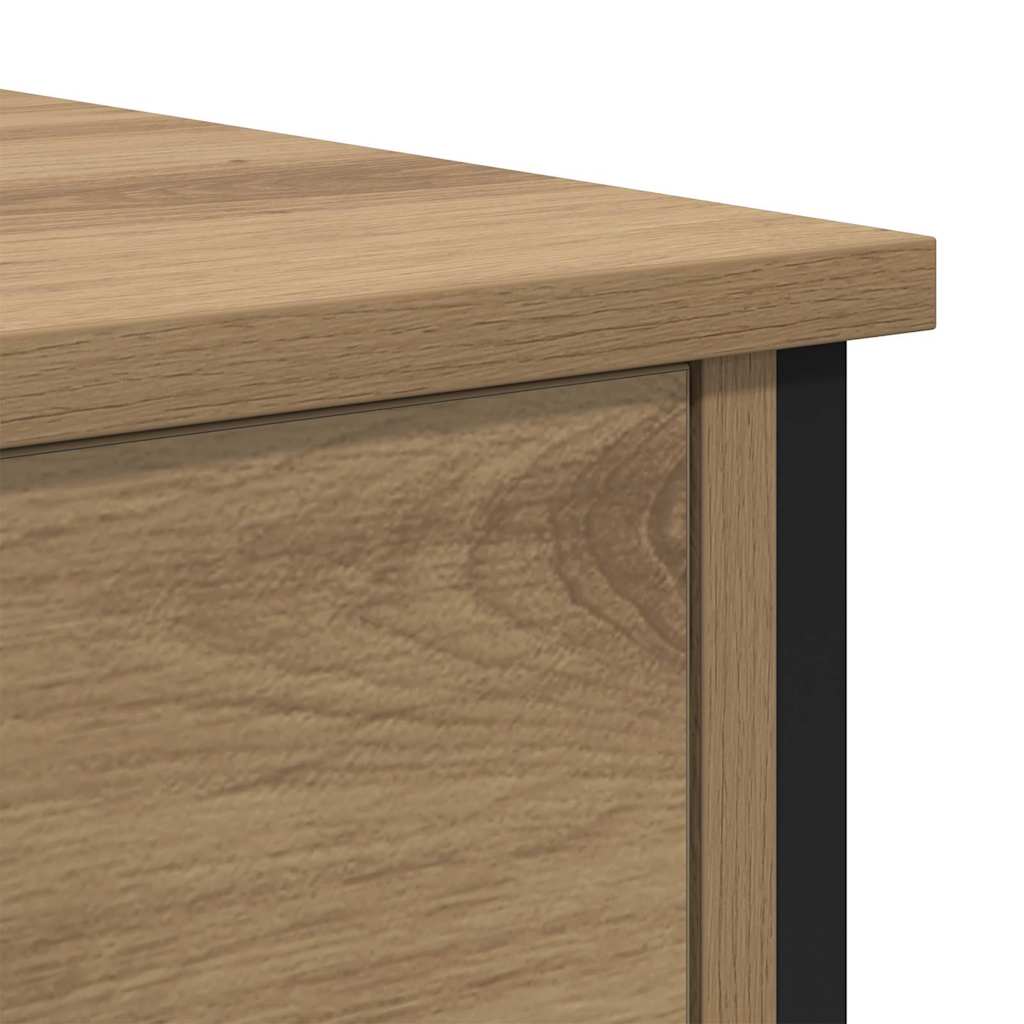 Comodino Rovere artigianale 34 x 35,5 x 45 cm