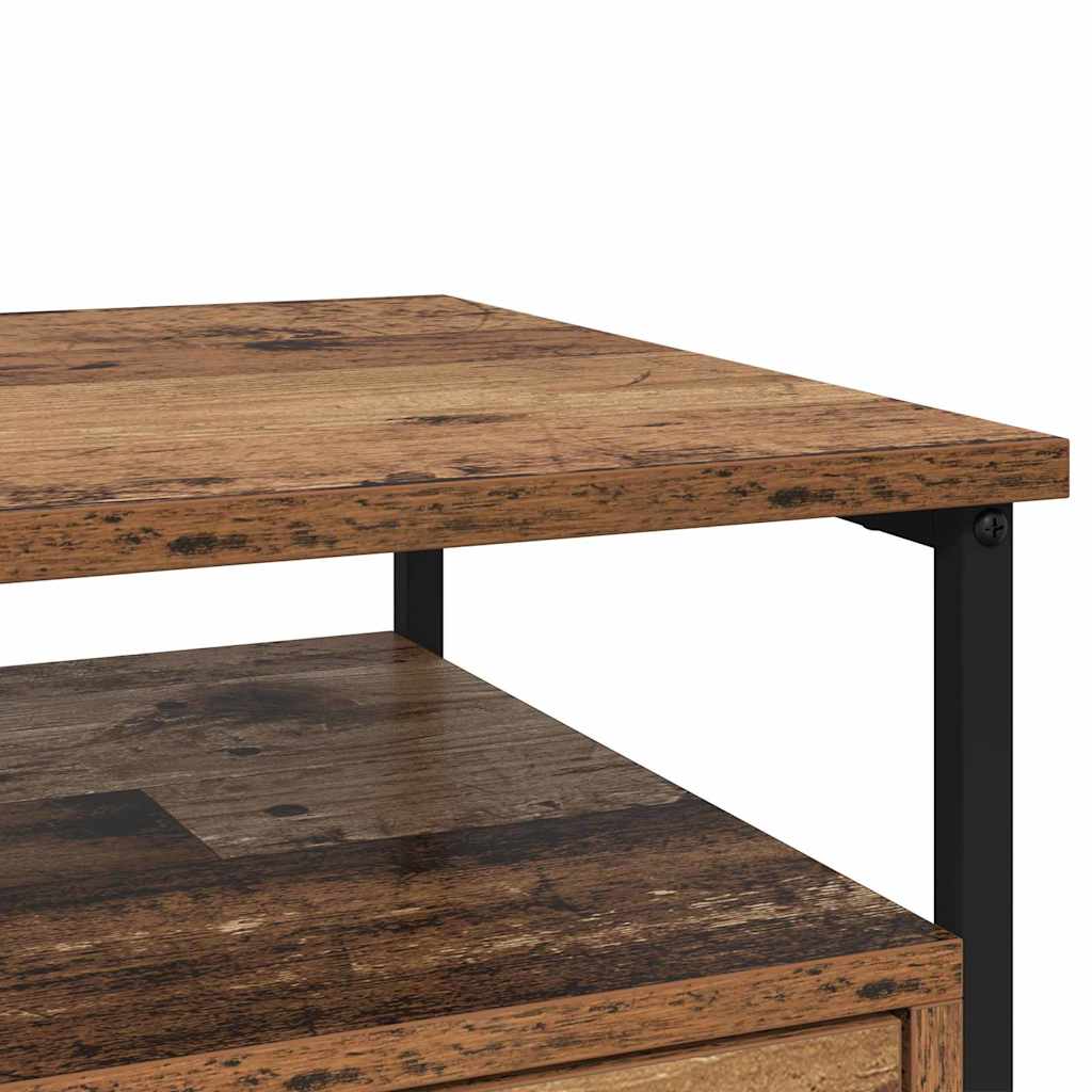 Armadio da Notte con cassetto Legno vecchio 40 x 42 x 55 cm