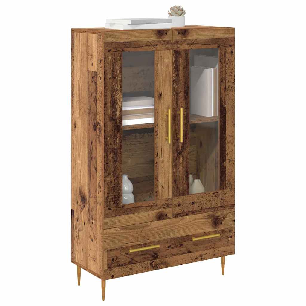Credenza con cassetto Legno vecchio 69,5 x 31 x 115 cm - homemem39