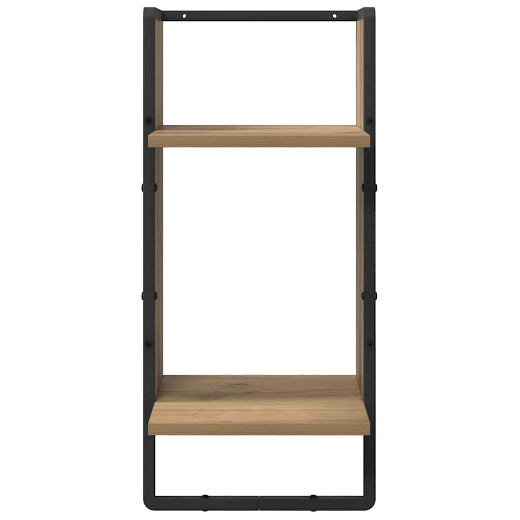 Set mensole da parete 4 pcs Rovere artigianale 65 x 25 x 30 cm