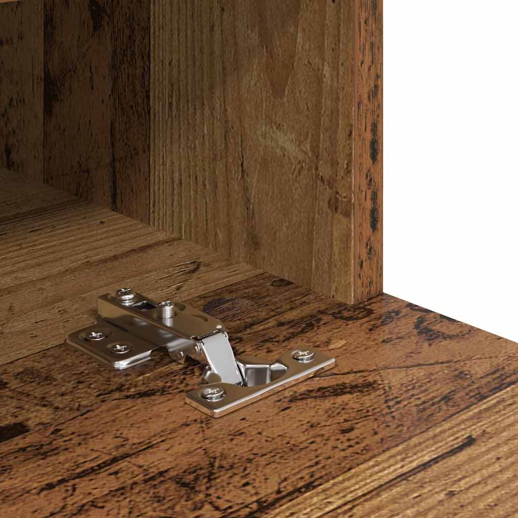 Mobiletti TV da Parete 2 pcs Legno vecchio 60 x 30 x 30 cm