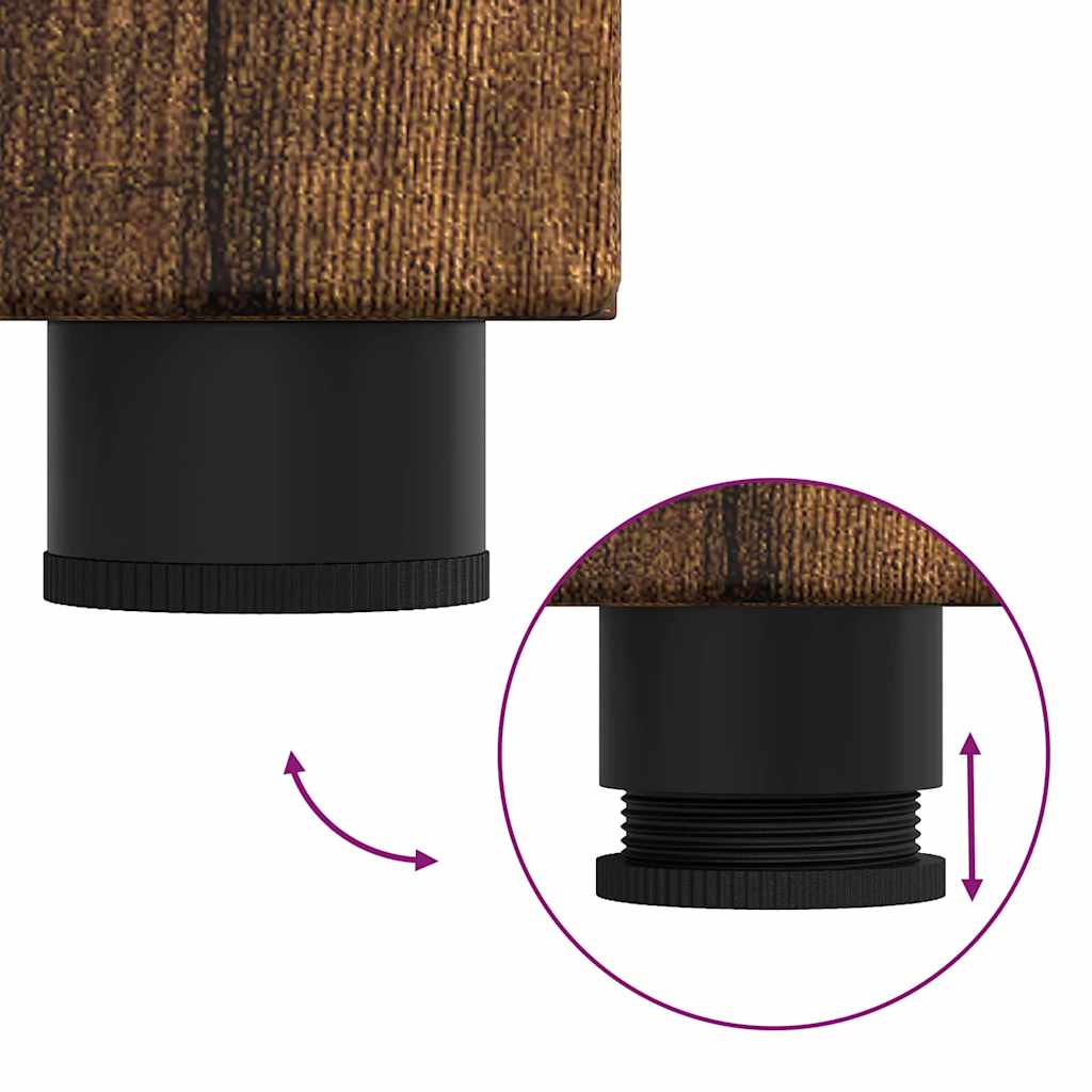 Credenza Rovere fumé 55,5 x 29 x 100 cm Legno multistrato