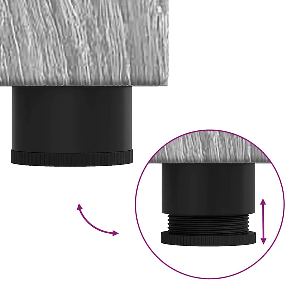 Credenza Grigio Sonoma 55,5 x 29 x 100 cm Legno multistrato