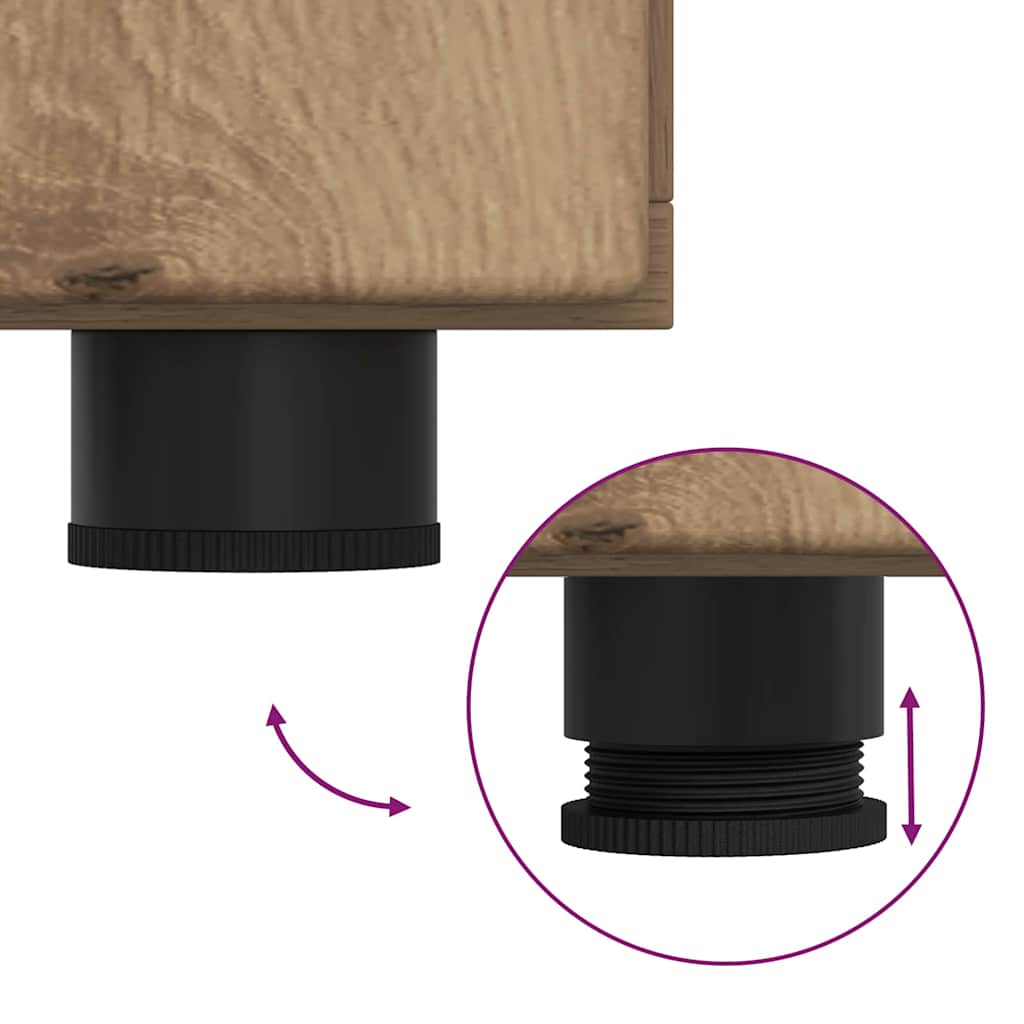 Armadio in Legno Rovere artigianale 88,5 x 30,5 x 73 cm