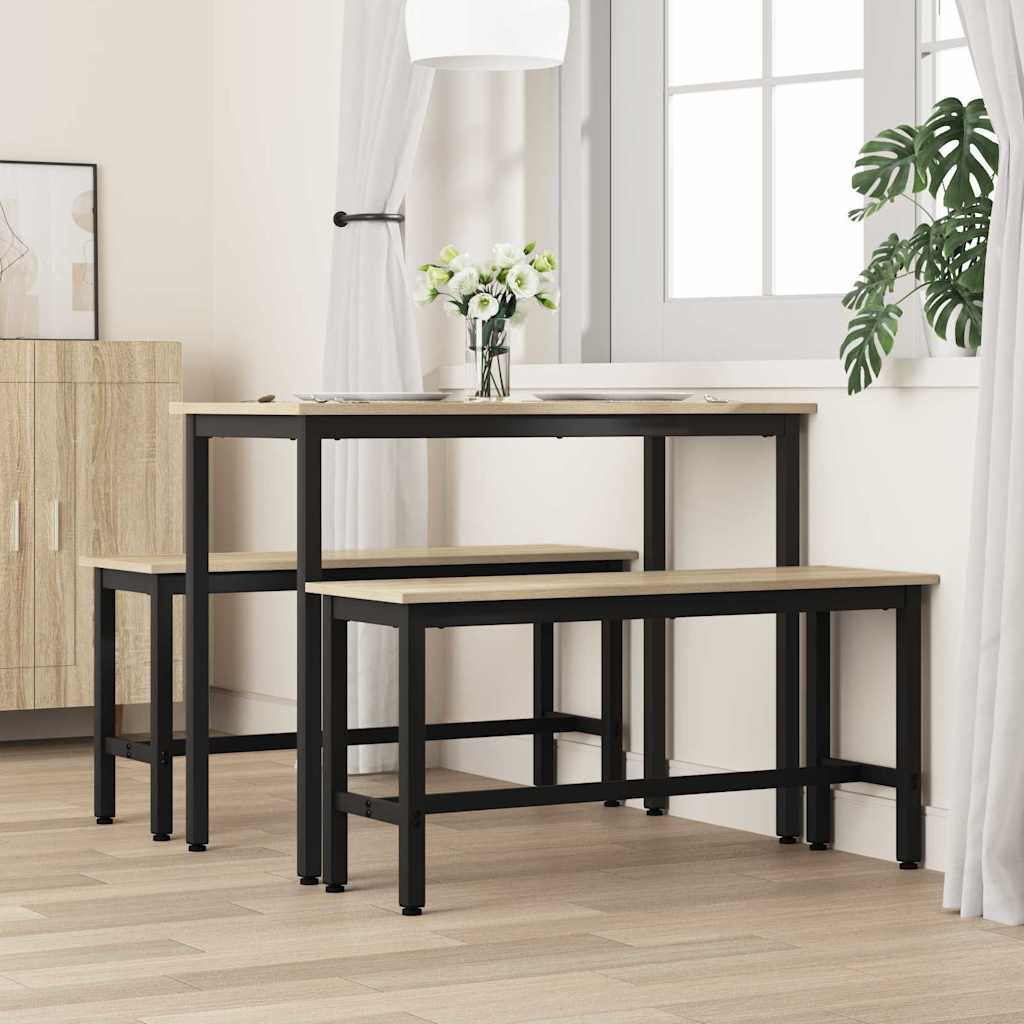 Panchina da pranzo Rovere Sonoma 100 x 32,5 x 48,5 cm | homemem39