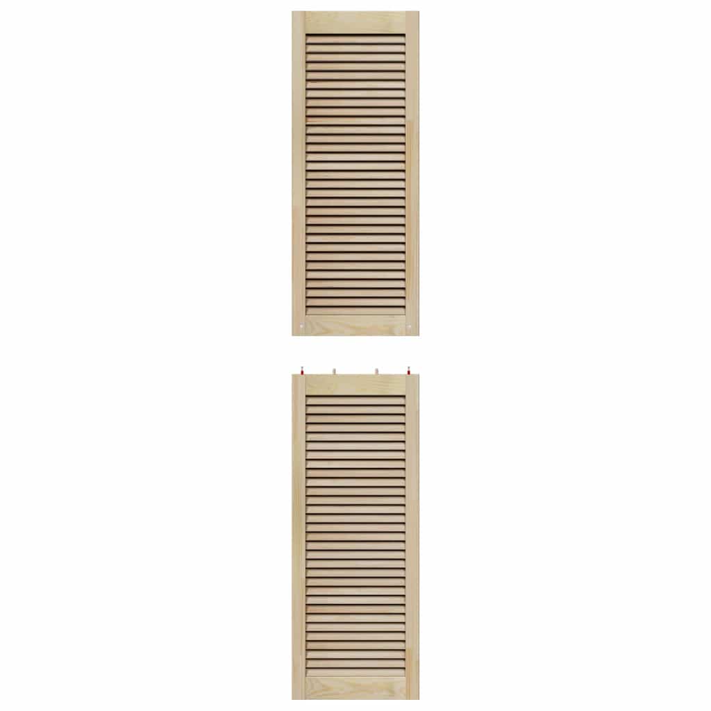 Porte per Armadi con porta 4 pcs Marrone 201 x 39.5 x 2.1 cm