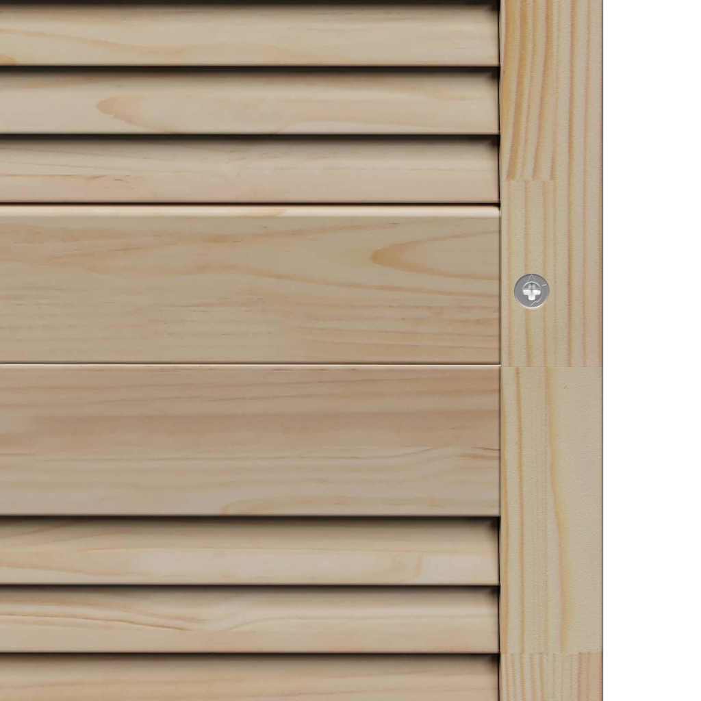 Porte per Armadi con porta 4 pcs Marrone 201 x 39.5 x 2.1 cm