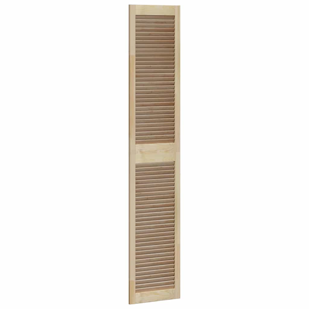 Porte per Armadi con porta 4 pcs Marrone 201 x 39.5 x 2.1 cm