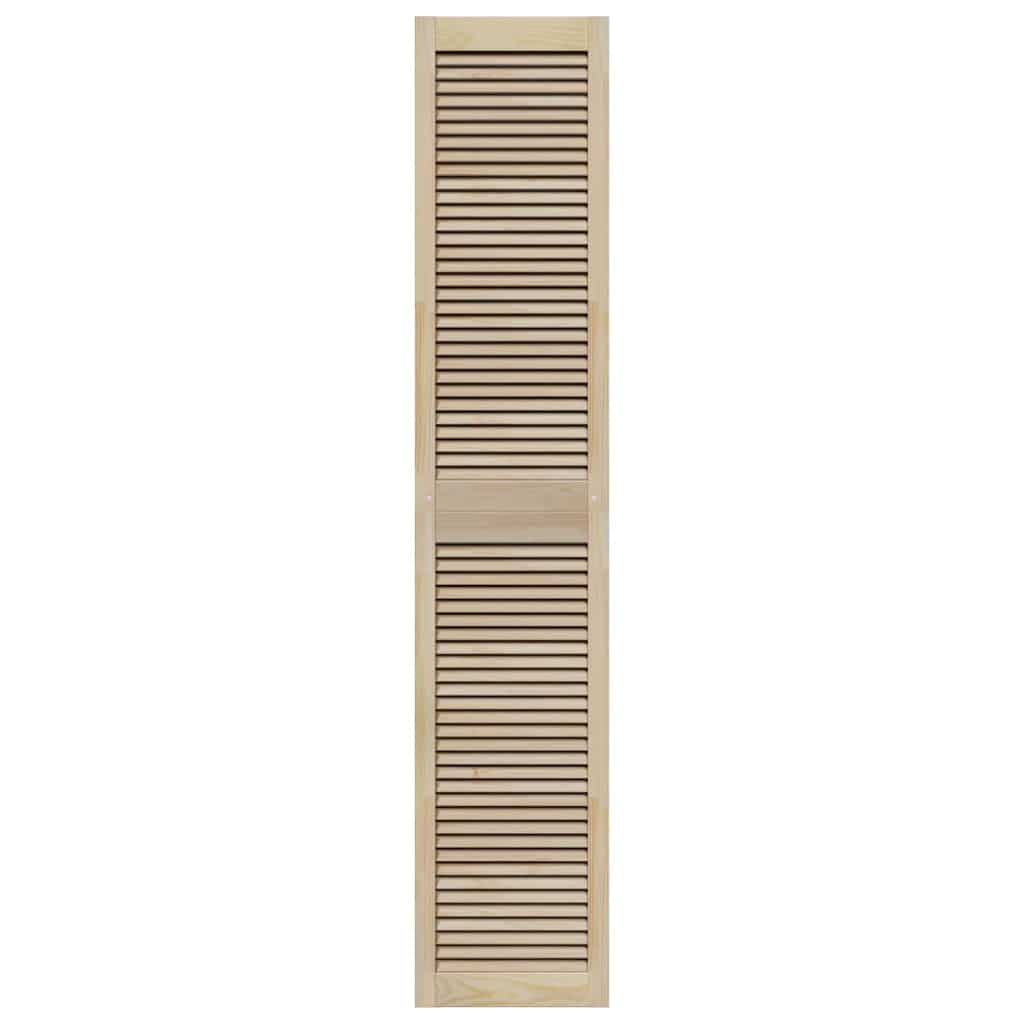 Porte per Armadi con porta 4 pcs Marrone 201 x 39.5 x 2.1 cm