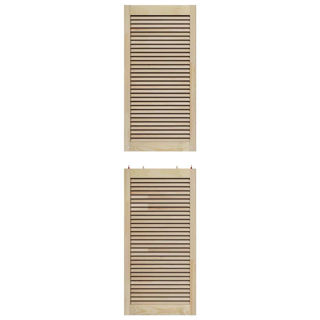 Porte per Armadi con porta 4 pcs Marrone 201 x 49.5 x 2.1 cm