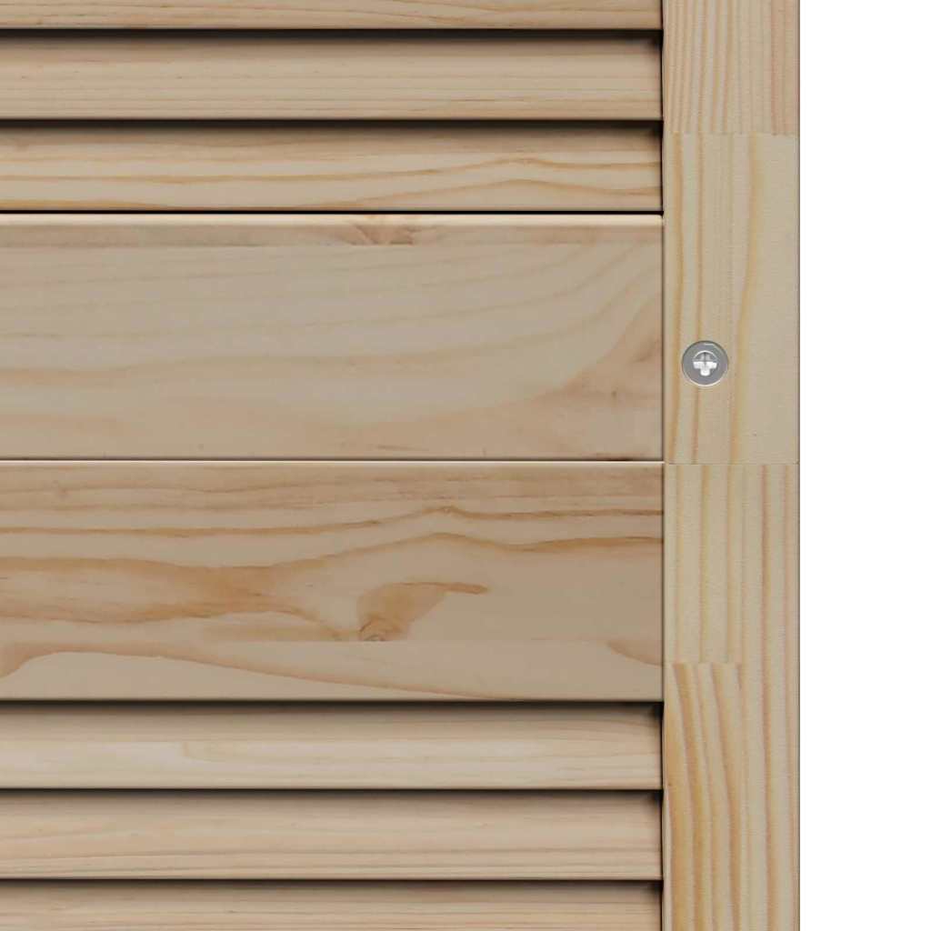 Porte per Armadi con porta 4 pcs Marrone 201 x 59.5 x 2.1 cm