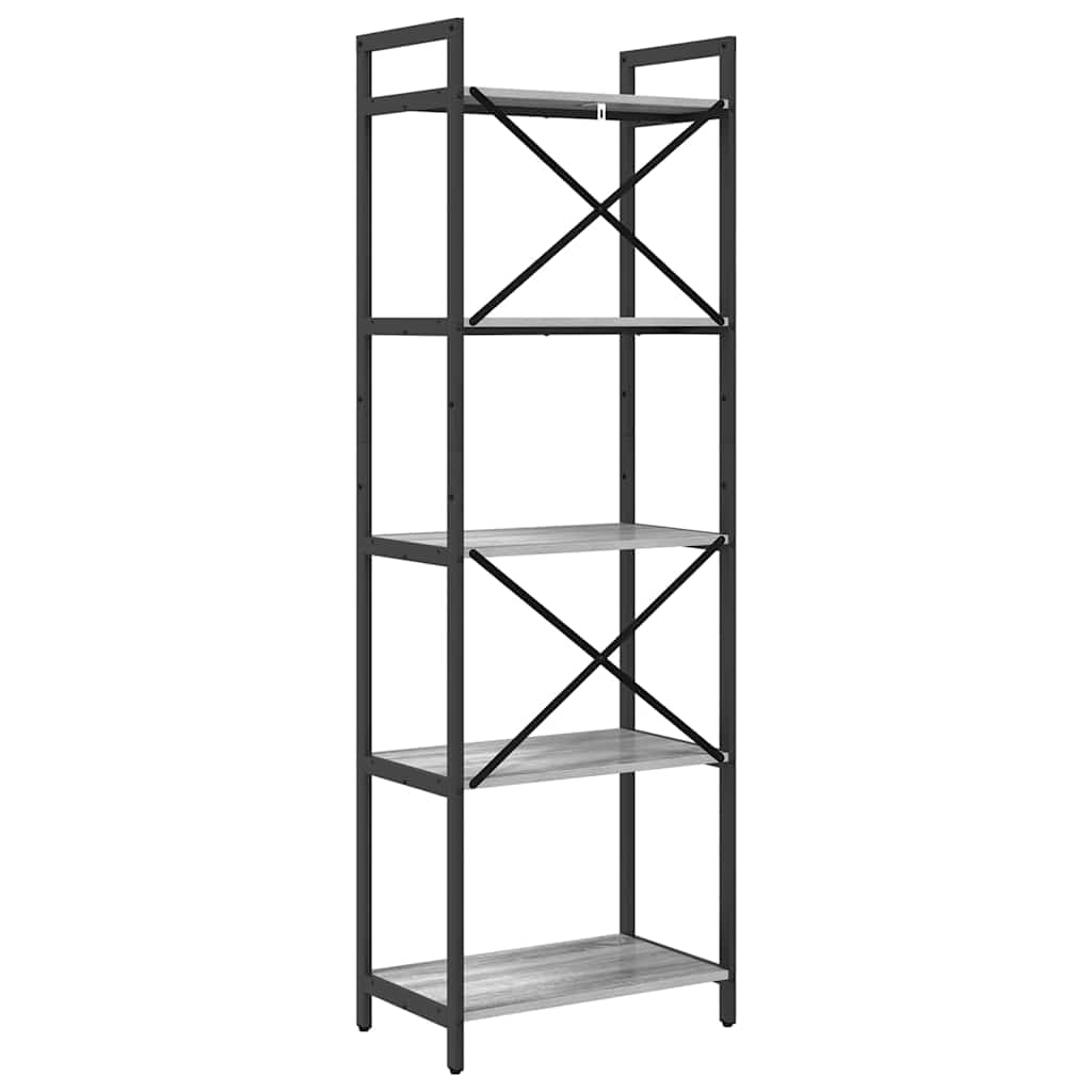 Libreria 5 livelli 56 x 34 x 171 cm Legno ingegnerizzato | homemem39