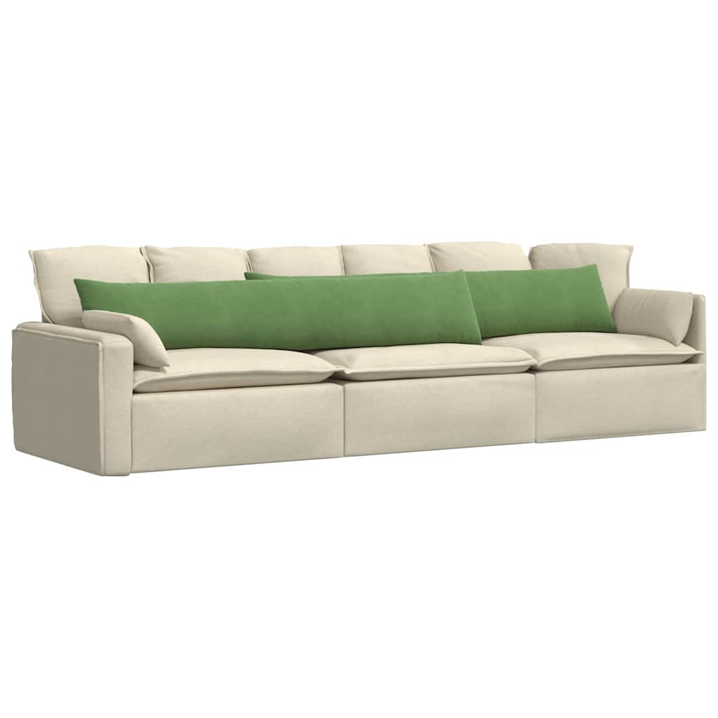 Cuscini da Divano 2 pcs Verde chiaro 200 x 40 cm - homemem39