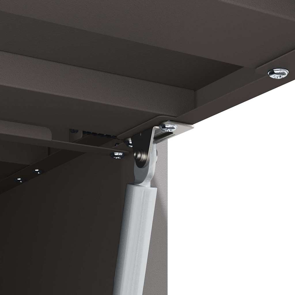 Armadio a muro per garage Nero 90 x 33 x 35 cm | homemem39