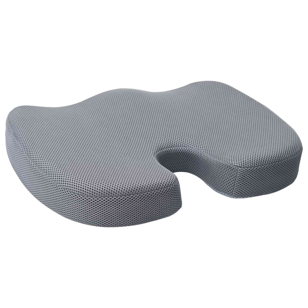 Cuscino per la seduta Schiuma Memory Grigio 47 x 37 x 8 cm - homemem39