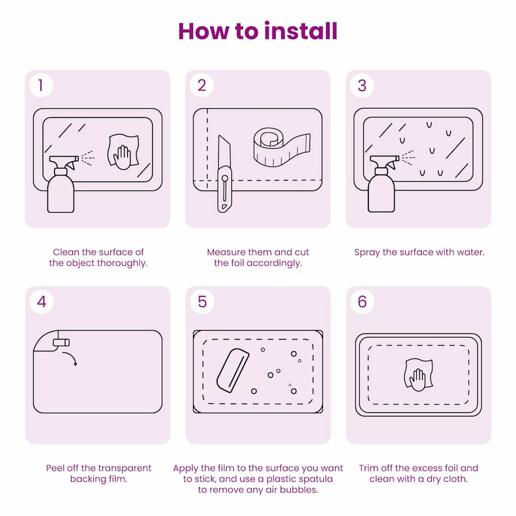 Film per Finestra Statico Motivo Bamboo 45 x 500 cm PVC