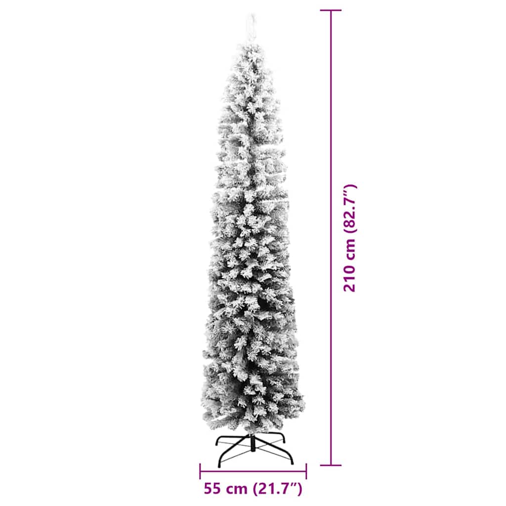 Albero di Natale artificiale con 300 LED Verde 210 cm