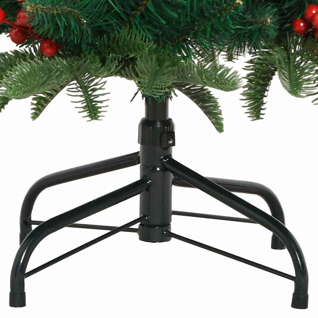 Albero di Natale artificiale con 150 LED Verde 150 cm | homemem39