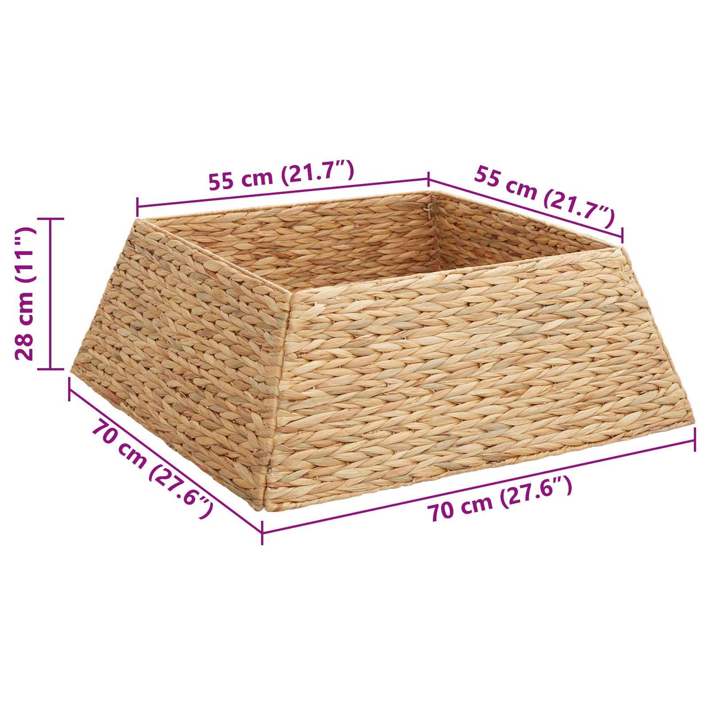 Collare per Albero di Natale Marrone 70 x 70 x 28 cm | homemem39