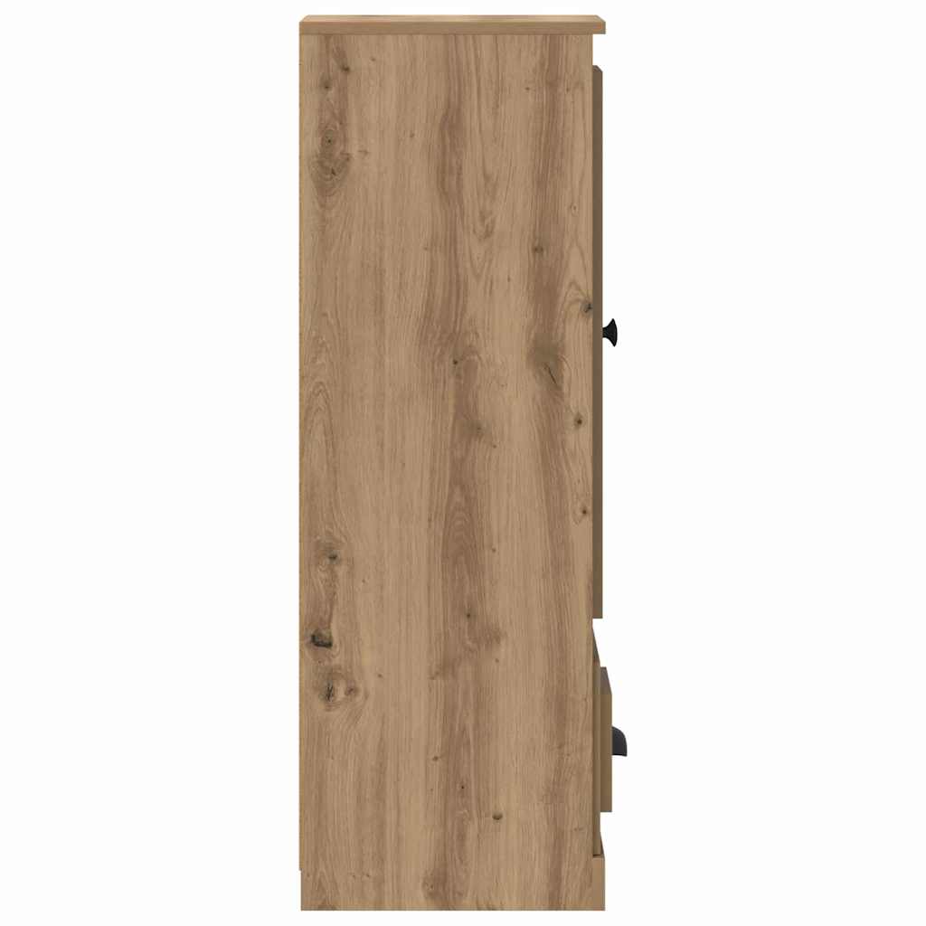 Credenza 3 pcs Rovere artigianale Legno multistrato | homemem39