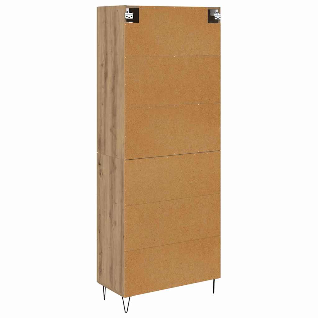 Credenza Rovere artigianale 69,5 x 34 x 90 cm Legno multistrato | homemem39