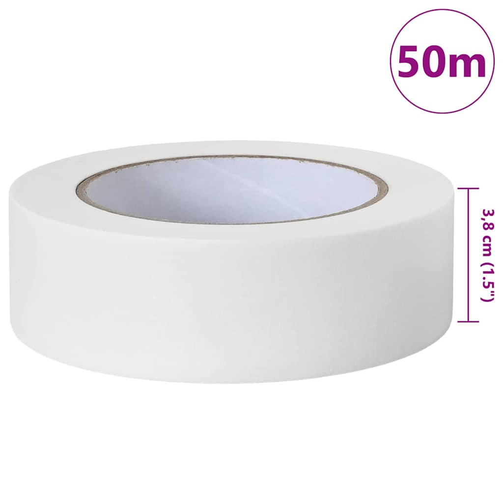 Nastri Adesivi per Pittori 12 pcs Bianco 38mm x 50m Carta | homemem39
