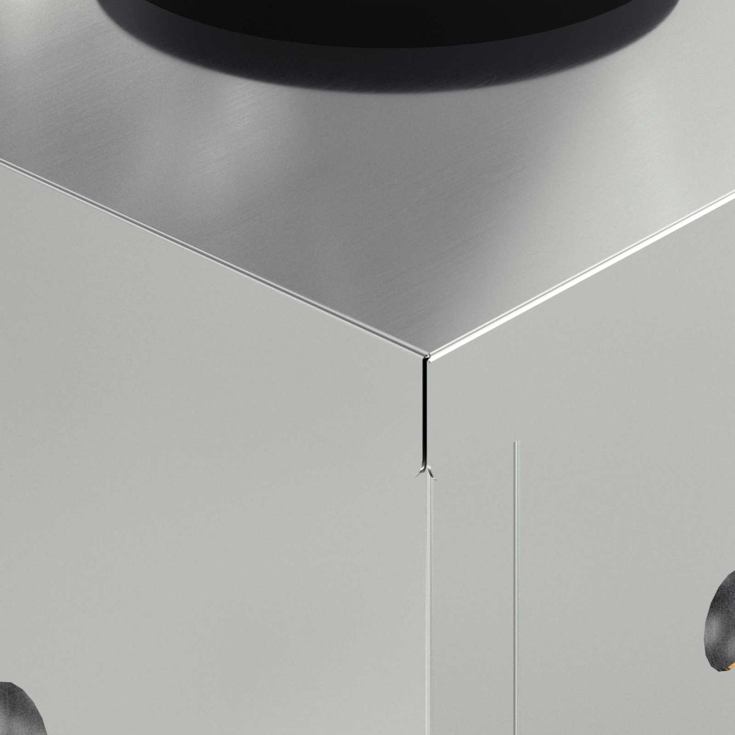 Faro LED solare per sentieri 2 pcs Zincato Zincato