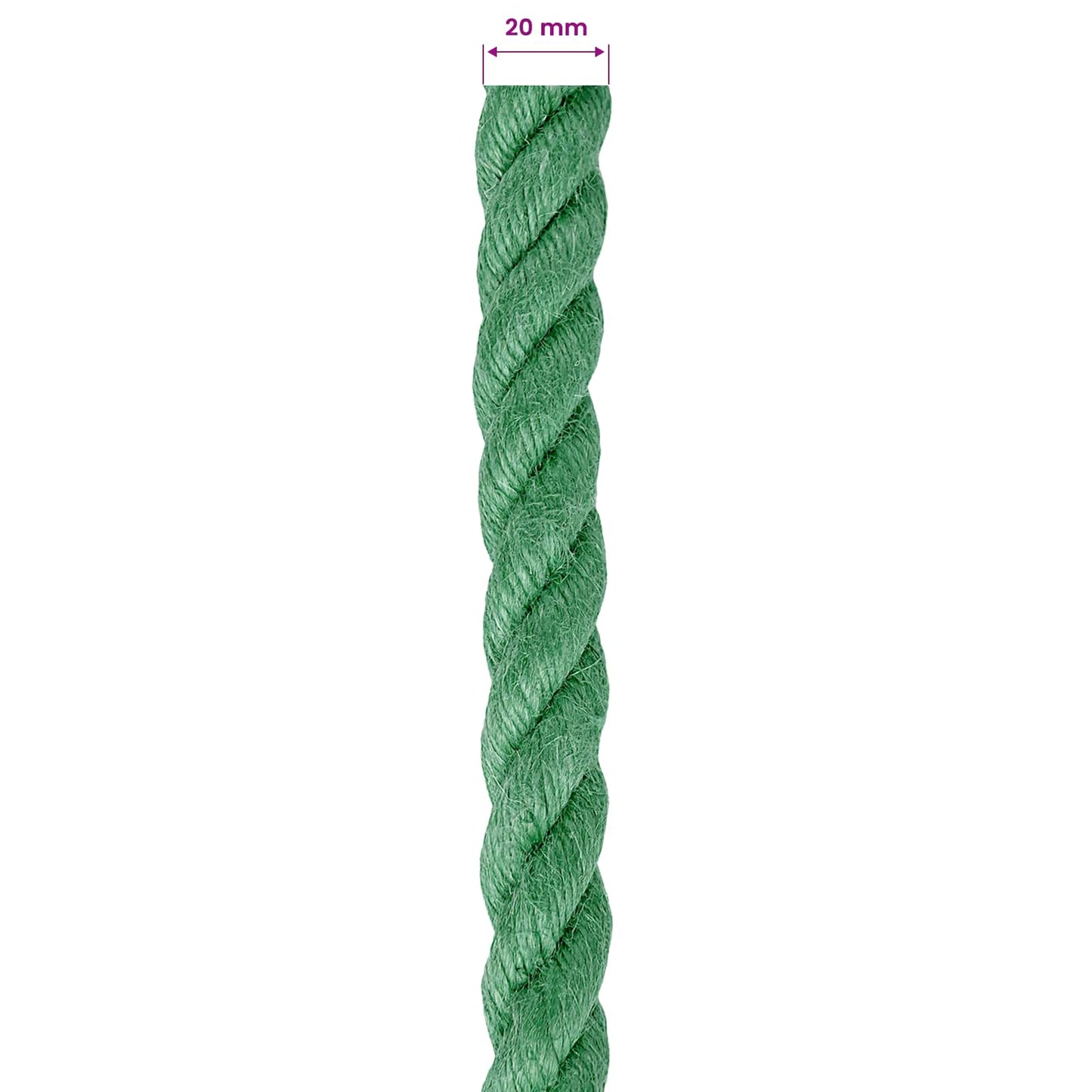 Corda di Juta Verde 100% juta Tossa | homemem39