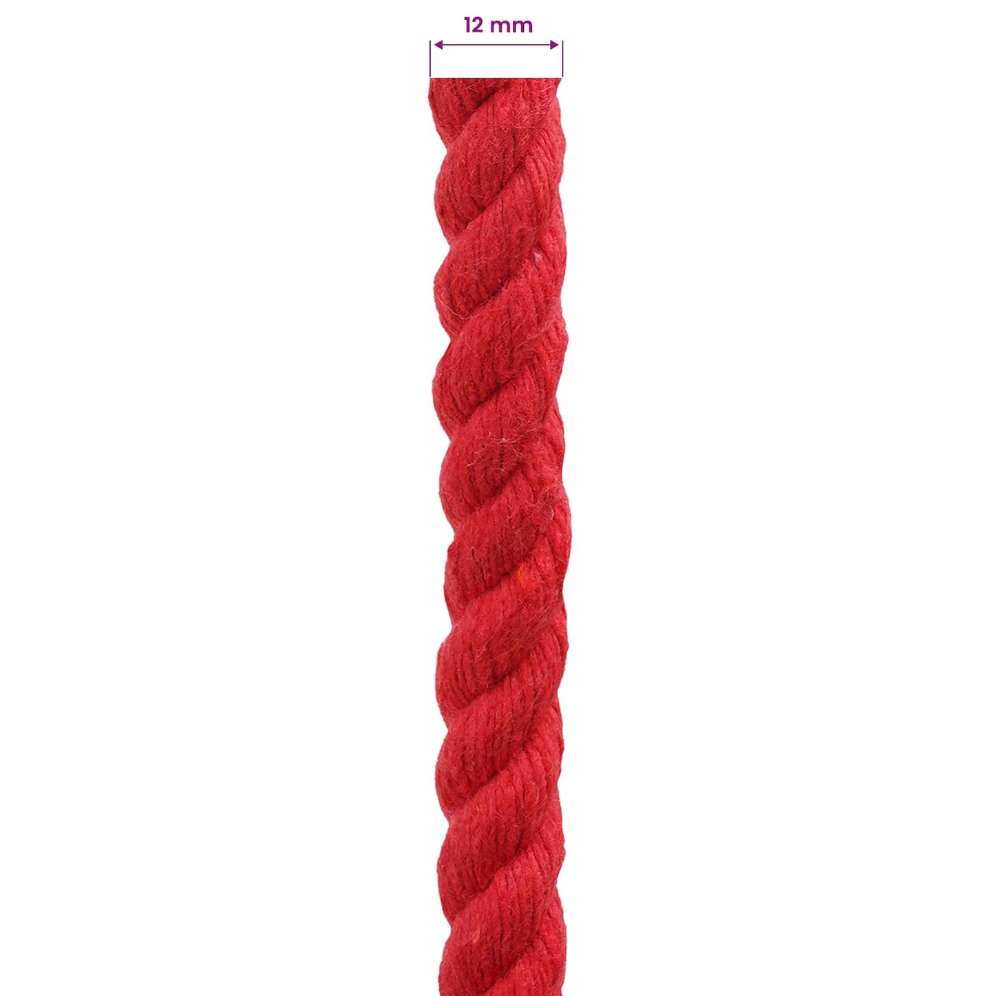 Corda Rosso 1,2 x 1,2 x 25000 cm Cotone | homemem39