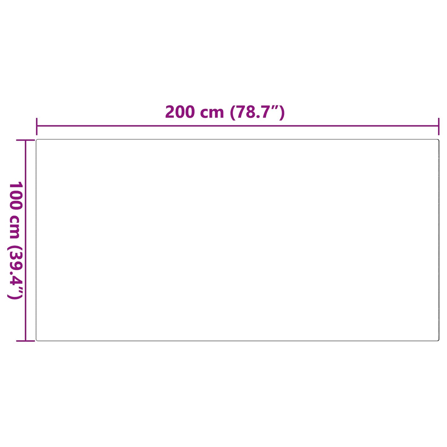 Tappeto antiscivolo in sintetica di coniglio OLITE Rosa