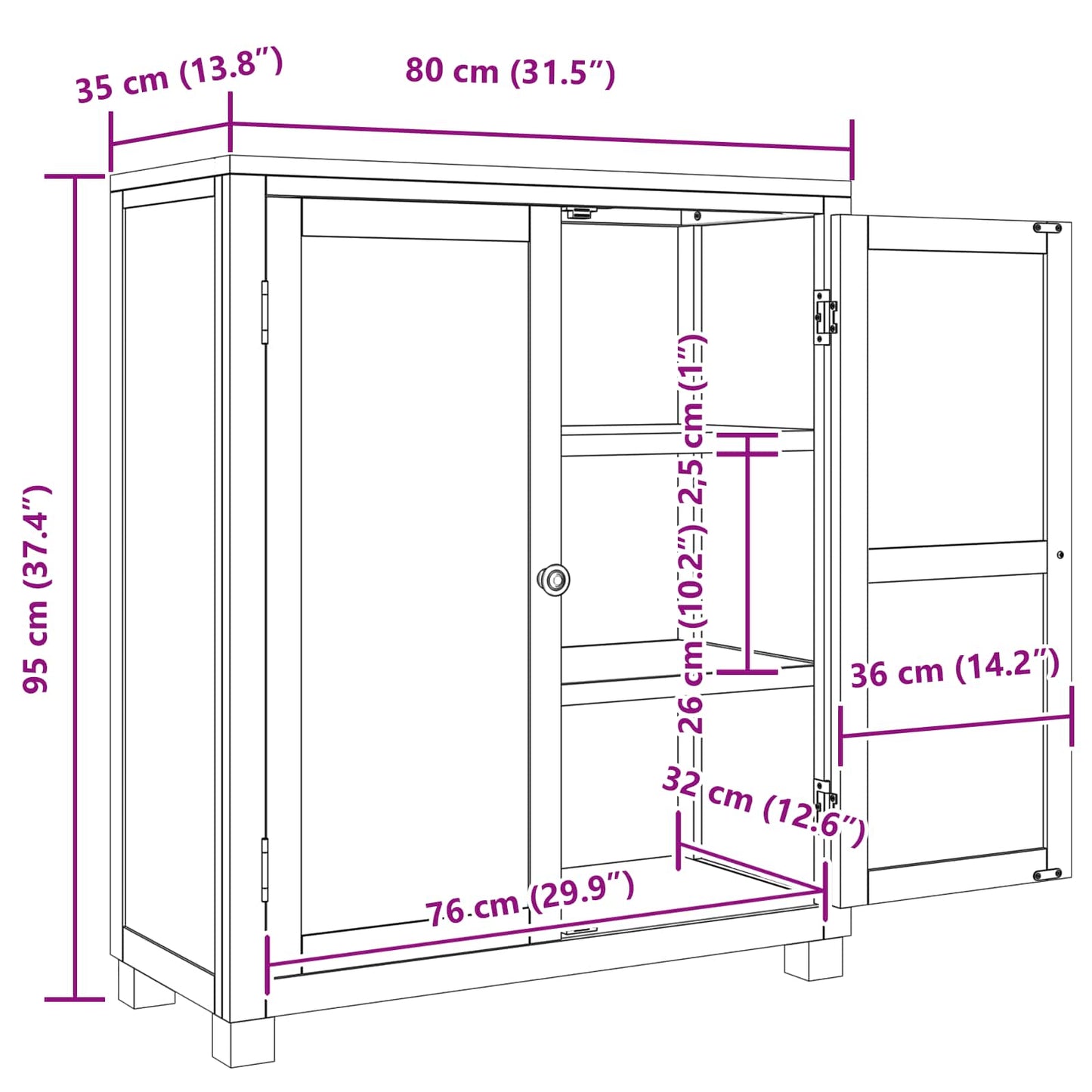 Armadietto con archiviazione Marrone Legno multistrato