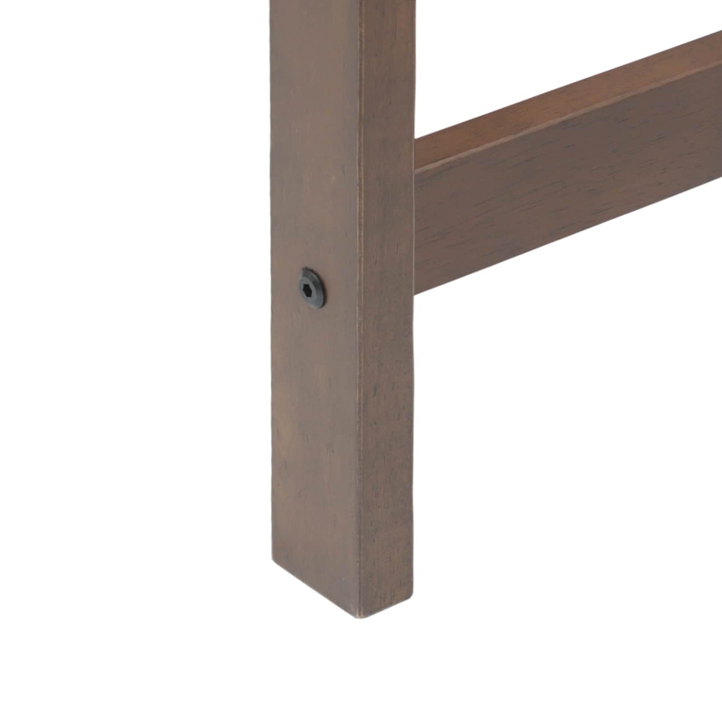 Sedie da pranzo 2 pz Legno di gomma solido Marrone Chiaro
