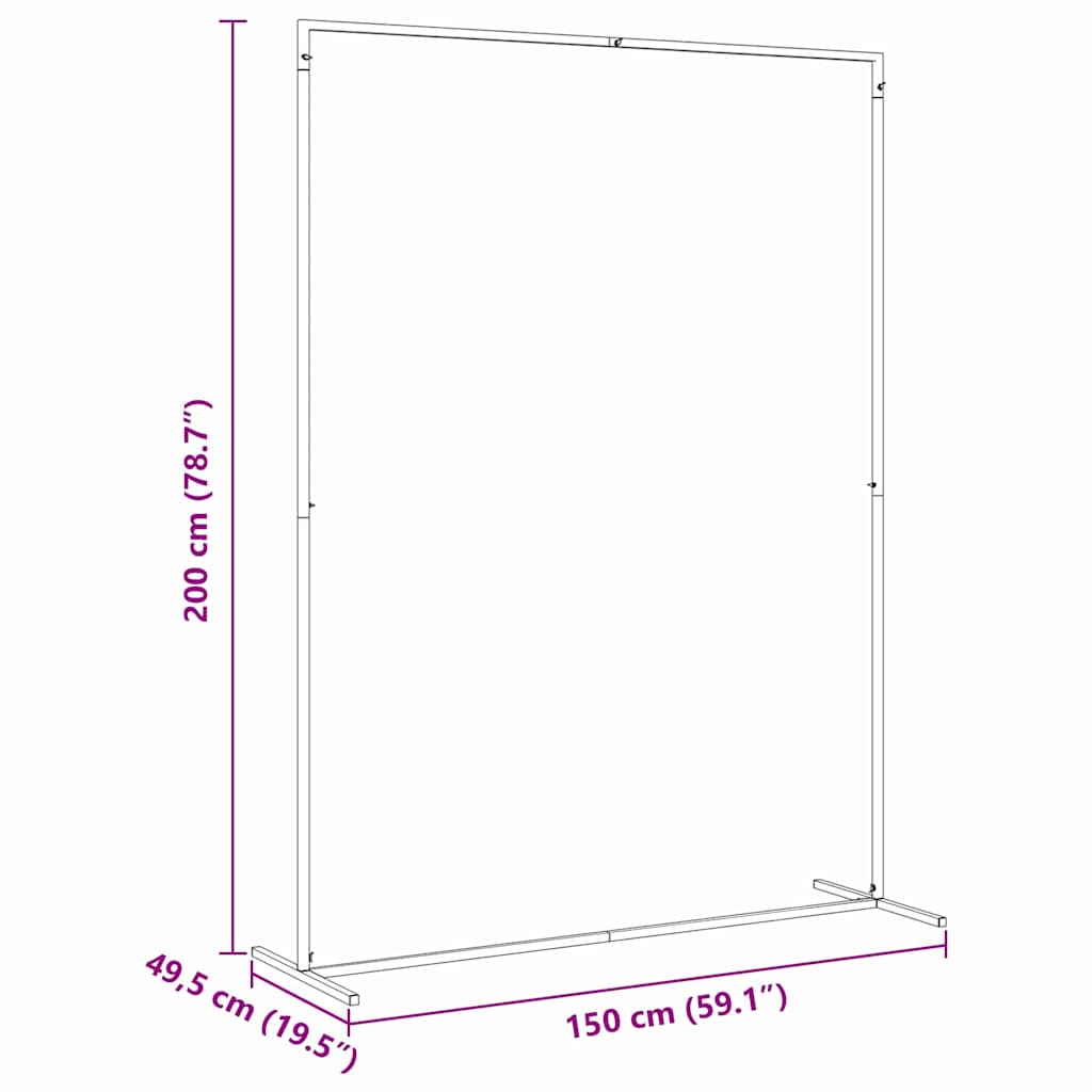 Arco Nuziale Oro 150 x 49,5 x 200 cm Acciaio | homemem39