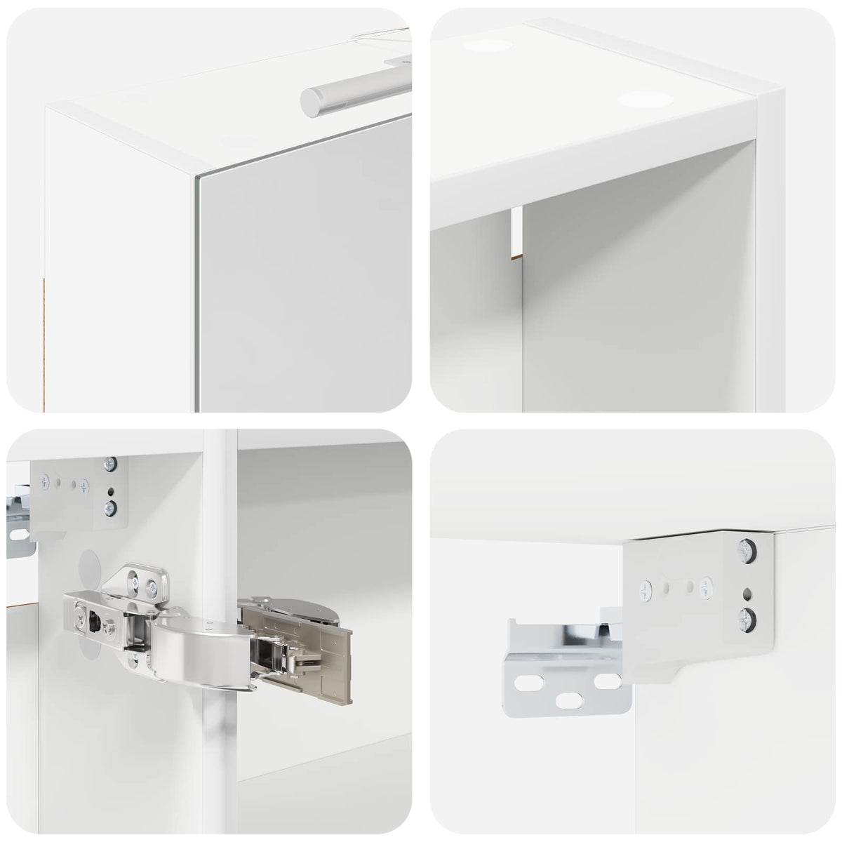 Set di Armadi da Bagno 3 pz 130 x 14,5 x 70 cm | homemem39