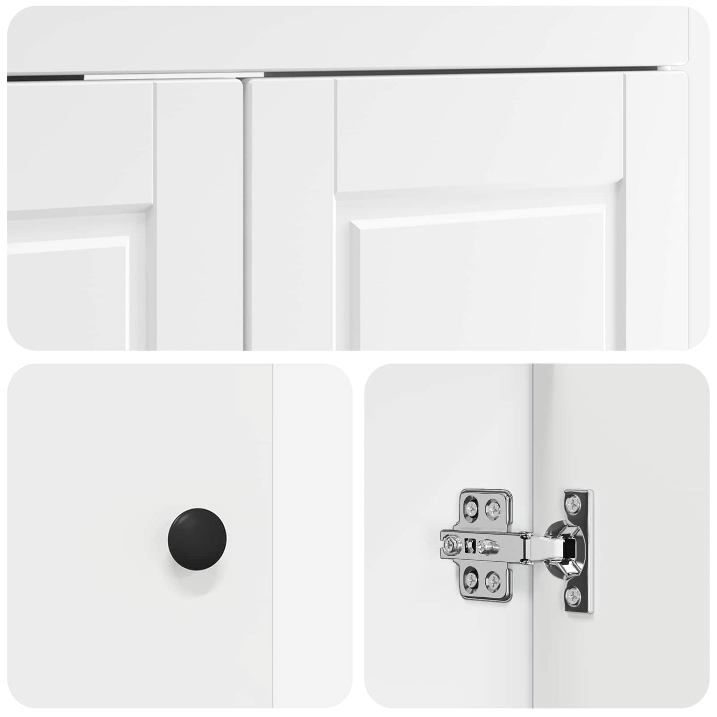 Set di mobili per il bagno Bianco 78,5 x 37,5 x 81 cm | homemem39