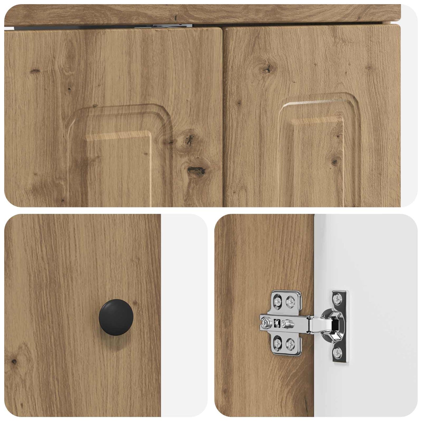 Set di mobili per il bagno Rovere Artigianale | homemem39