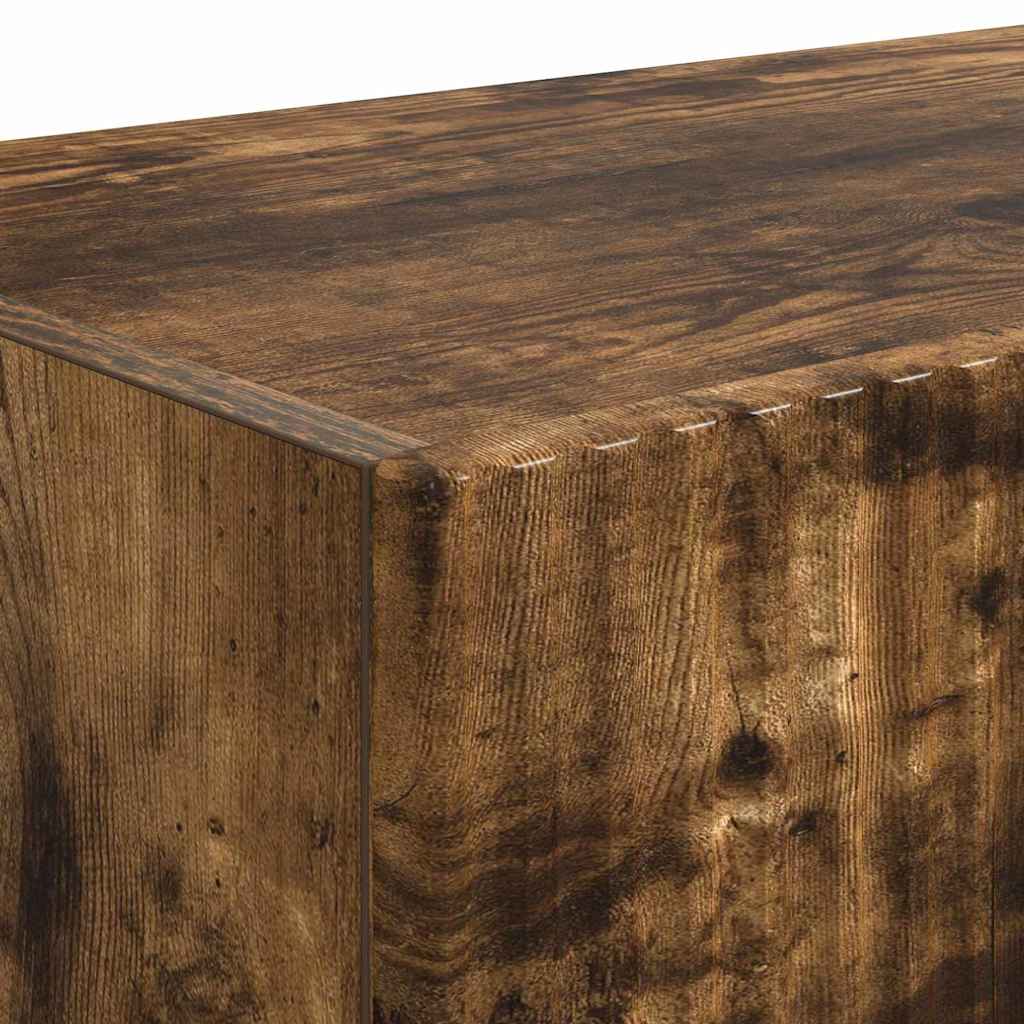 Mobile TV da parete 2 pcs Rovere fumé 39 x 31 x 29,5 cm | homemem39