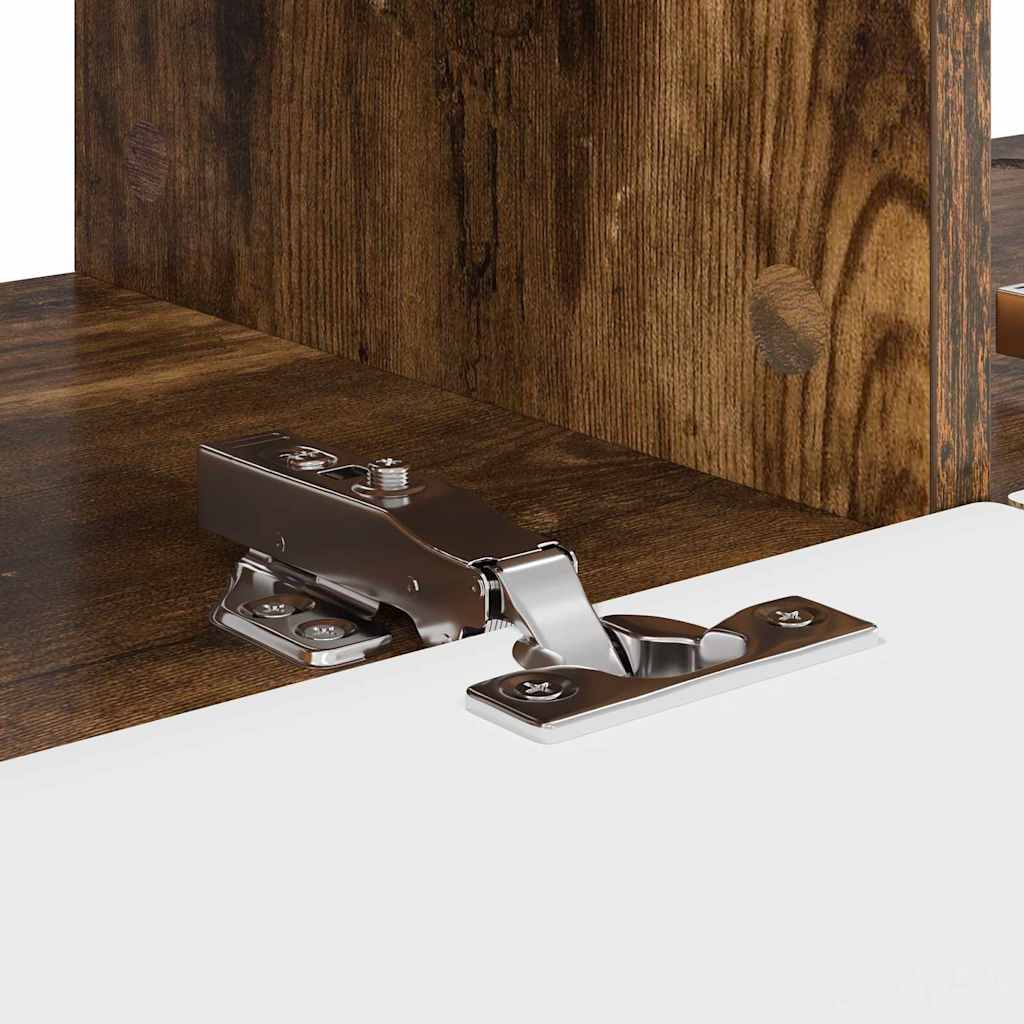 Mobile TV da parete Rovere fumé 60 x 31 x 29.5 cm